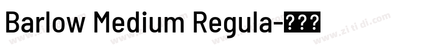Barlow Medium Regula字体转换